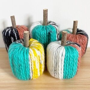 Southwestern Pumpkin Decor Set of 5